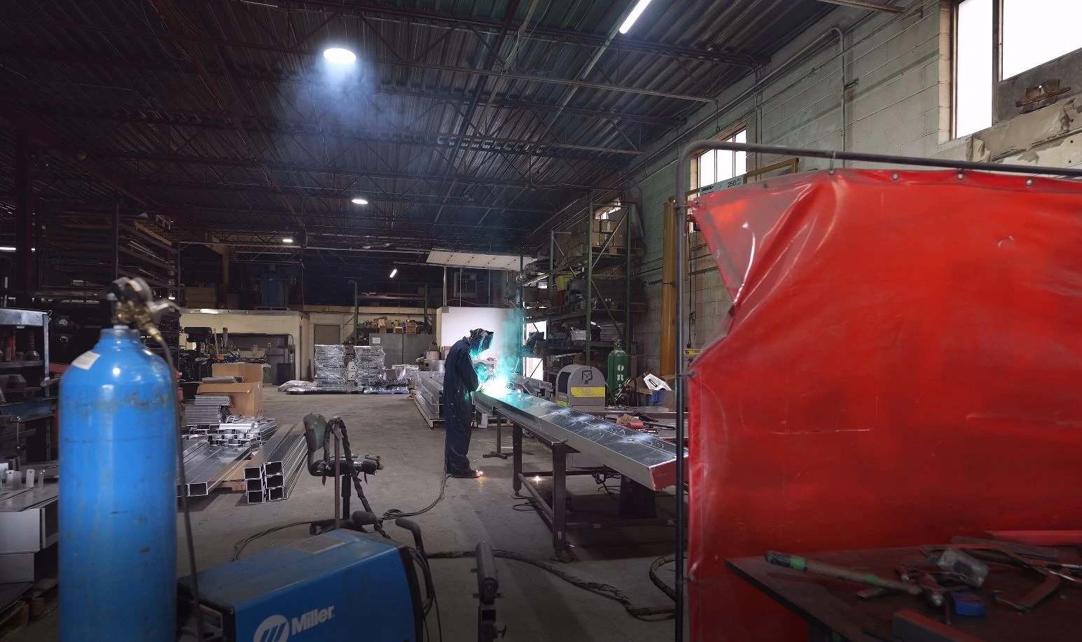 welding station at VP Metal